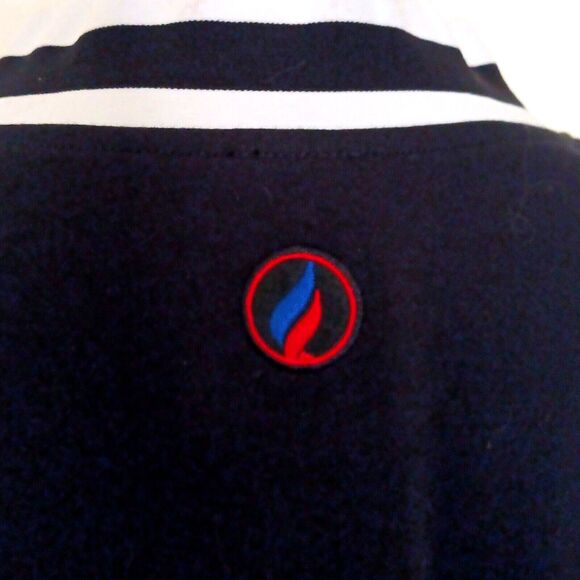 FISLL Philadelphia 76ers Ladies Mesh Fishnet Jersey Top XL Blk Lg Logo Patch - Picture 5 of 11